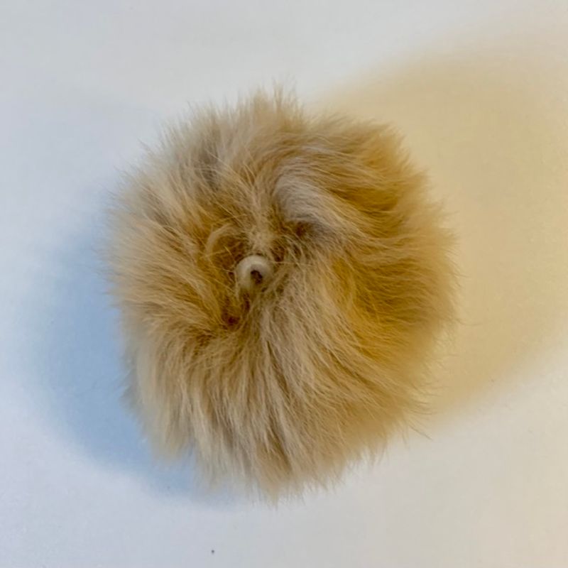 Pom Pom kaninpels 60mm beige