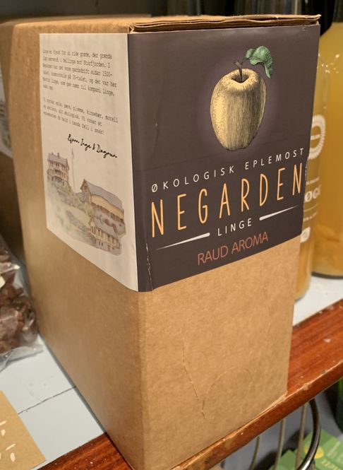 Hovedbilde Negarden Linge eplemost 3l