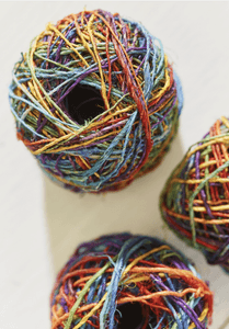 Hovedbilde Hamp tr&aring;d regnbogefarga 20g