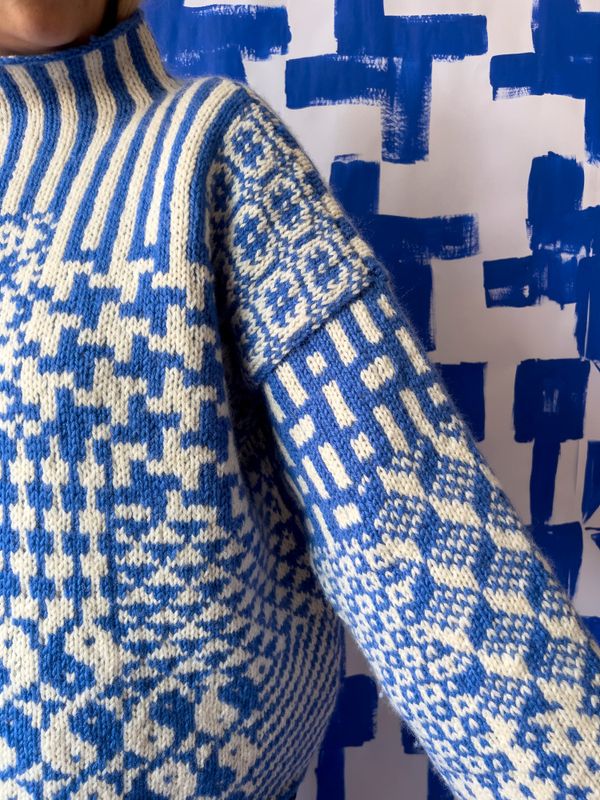 440-4 Nordic Mix Sweater