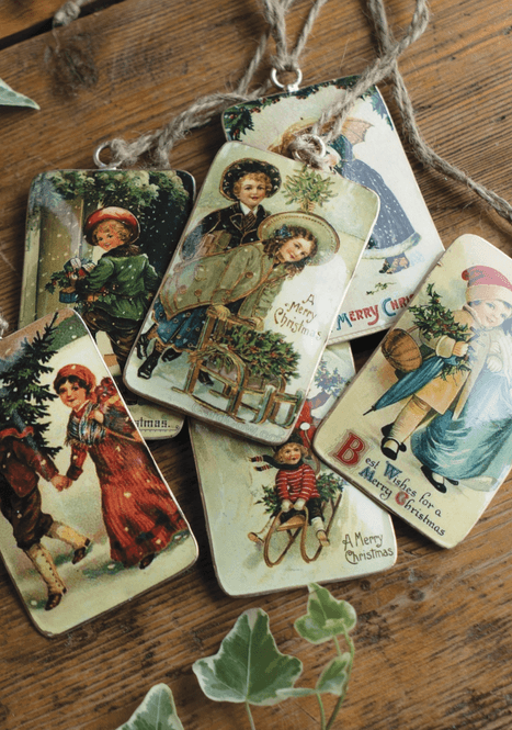 Hovedbilde Vintage tinnpynt med ...