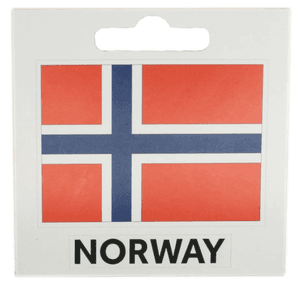 Hovedbilde Klistermerke norsk flagg