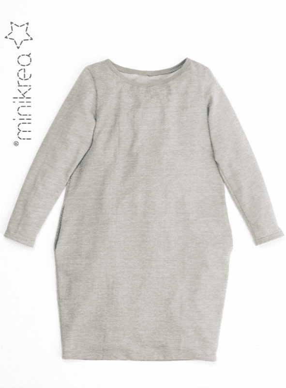 Minikrea sweatkjole 34-50 (70040)