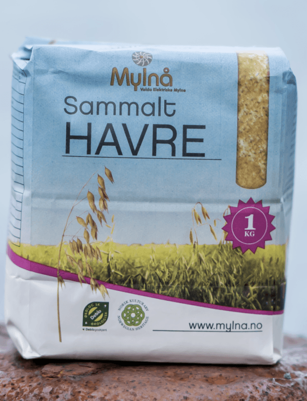 Mylnå Havremjøl Sammalt Økologisk 1kg