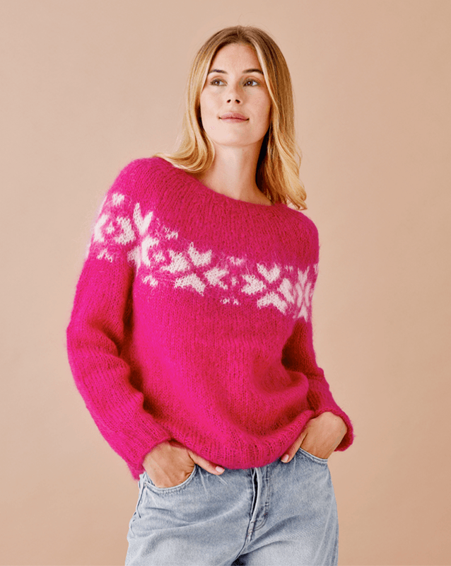 Genser med isblomster (893292)
