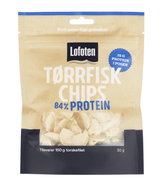 Lofoten Tørrfiskchips 30g