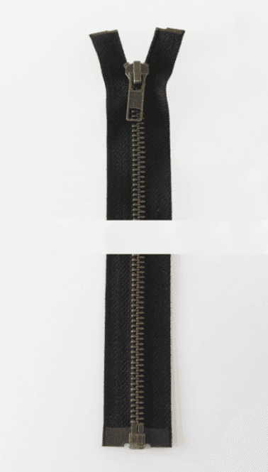 Hovedbilde Delbar glidelås 6mm metall ...